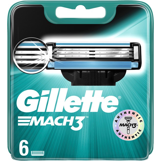 Rakblad Gilette Mach3 6st-fp